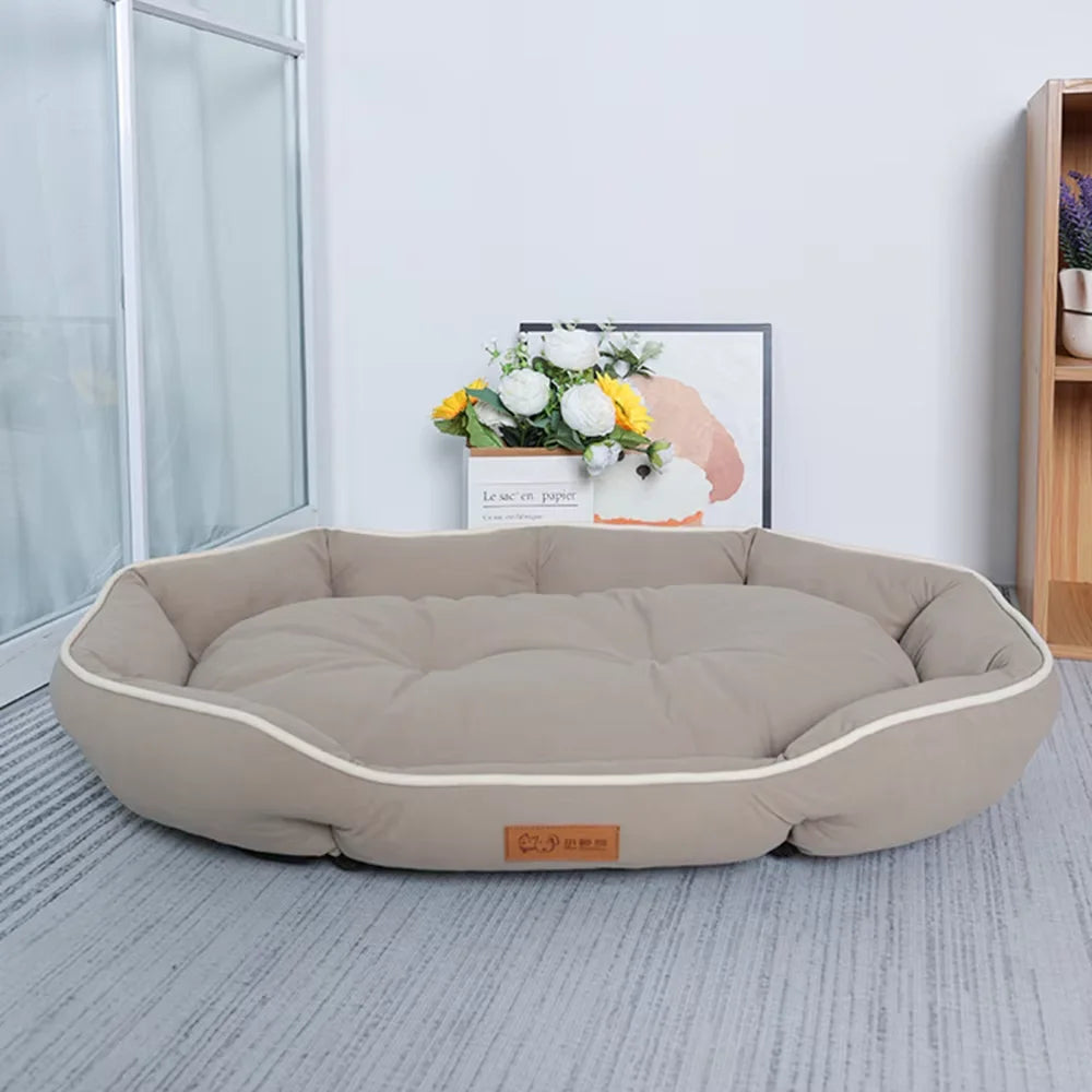 Canapé de Luxe pour Chien et Chat – Lit Douillet Grande Capacité & Coussin Hivernal