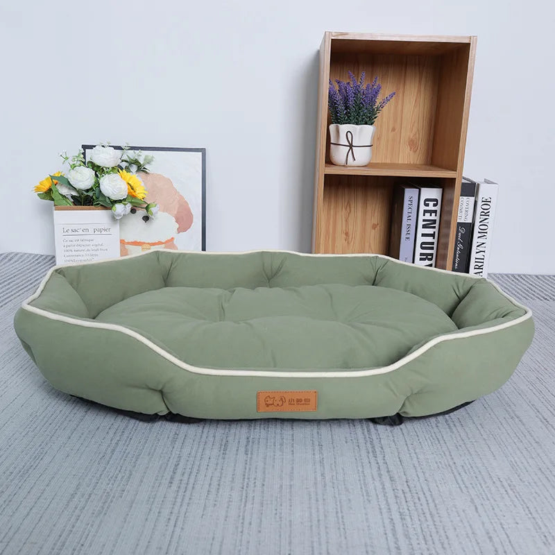 Canapé de Luxe pour Chien et Chat – Lit Douillet Grande Capacité & Coussin Hivernal