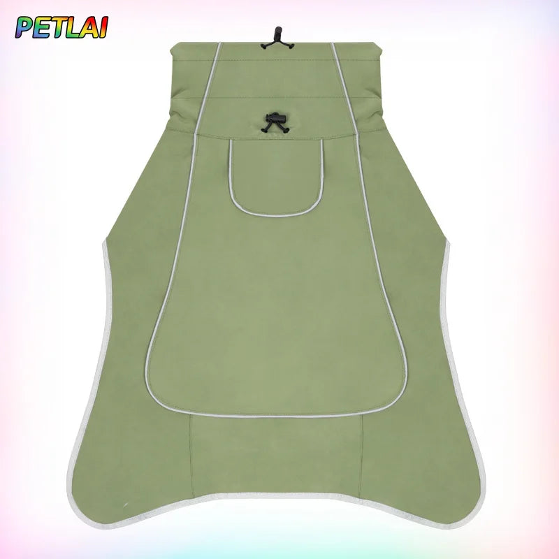 Veste Outdoor 2-en-1 pour Chien – Imperméable et Coupe-vent Haute Performance