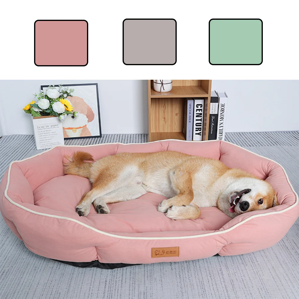 Canapé de Luxe pour Chien et Chat – Lit Douillet Grande Capacité & Coussin Hivernal