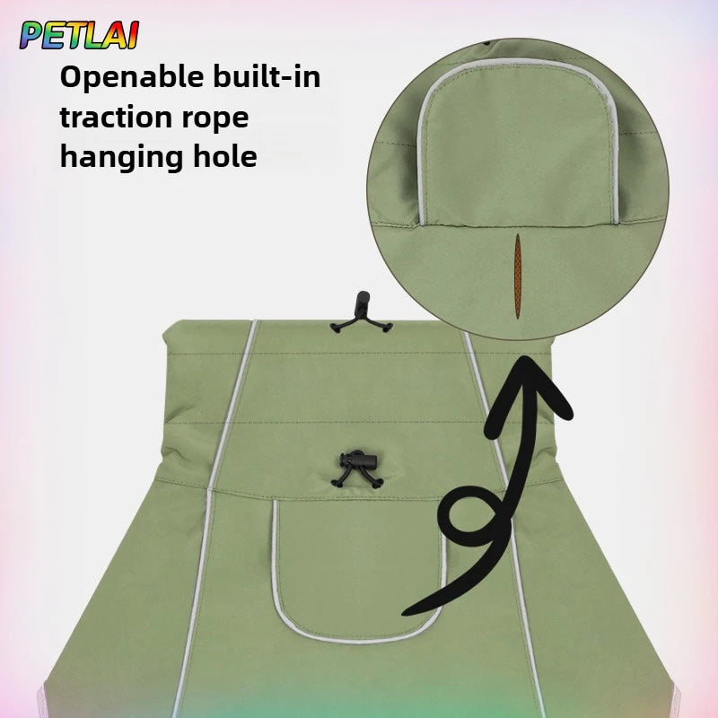 Veste Outdoor 2-en-1 pour Chien – Imperméable et Coupe-vent Haute Performance